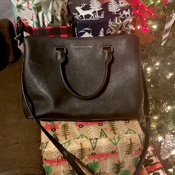 Michael Kors big black bag, used, bought from Michael Kors outlet 2018